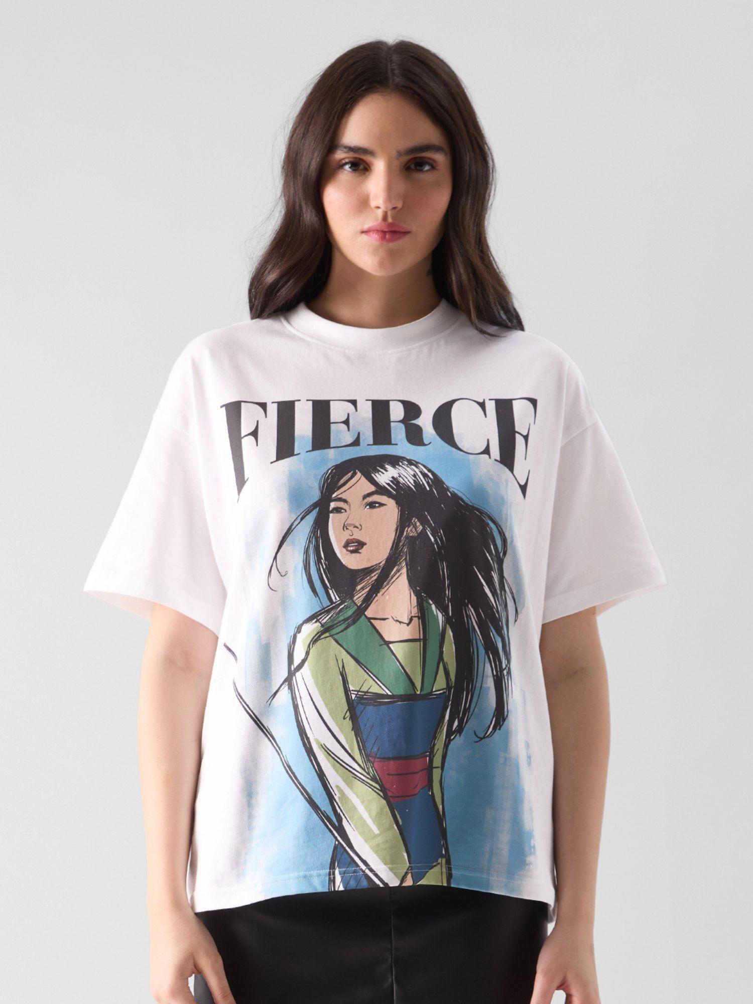 mulan: fierce oversized t-shirts for womens