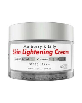 mulberry & lilly skin lightening face cream spf 20
