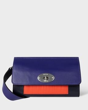 mulberry leather bag clip