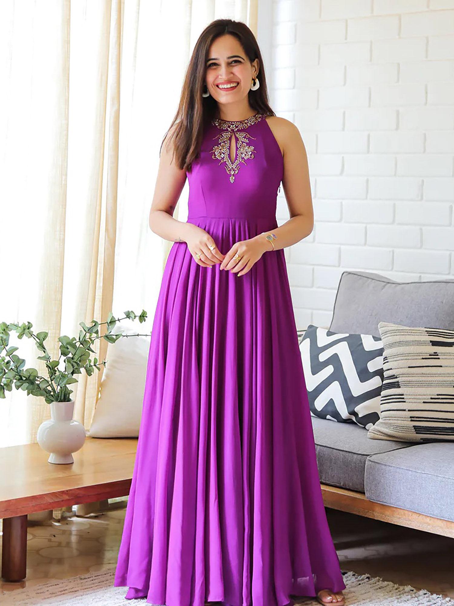 mulberry long dress