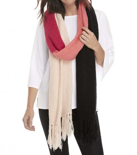multi color block scarf