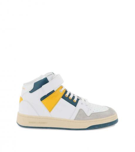 multi color lax leather sneakers