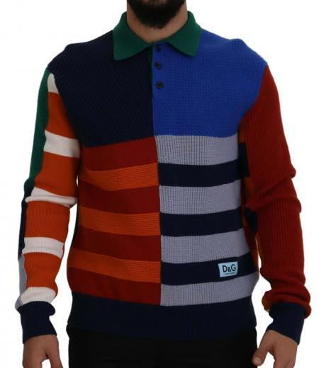 multi color stripes sweater