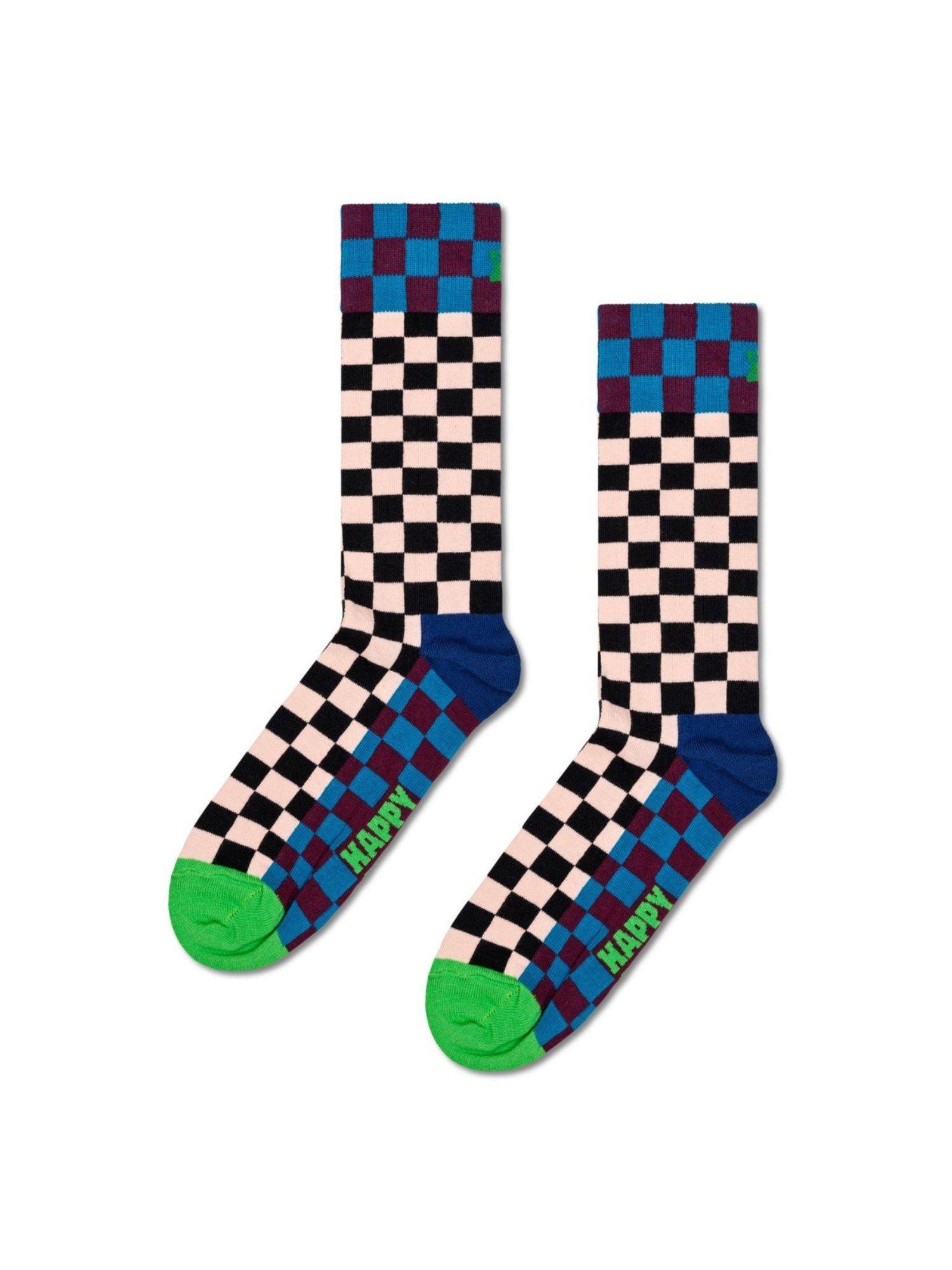 multi-color check it out unisex socks (pack of 3)