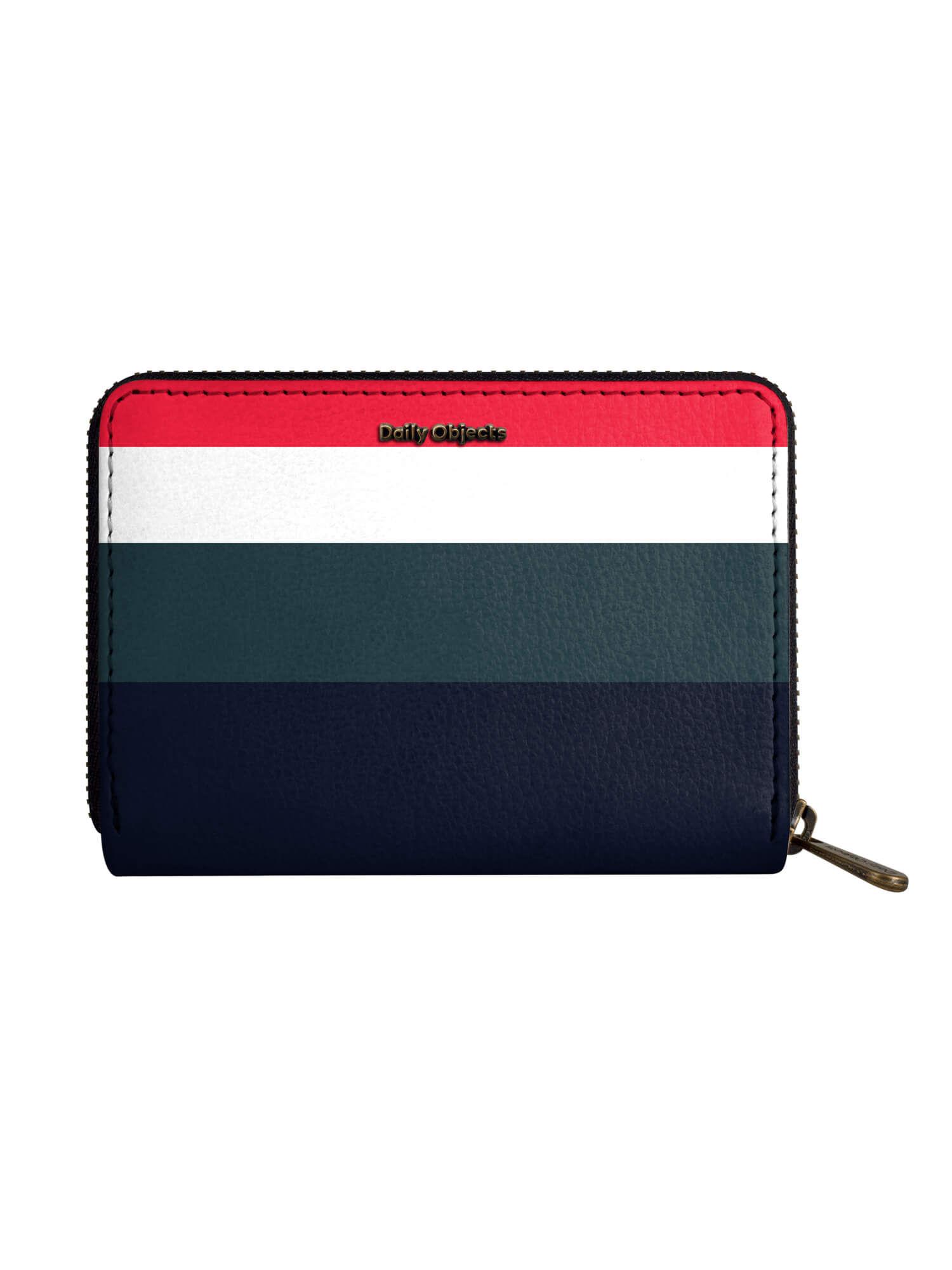 multi-color deep quad zipper wallet