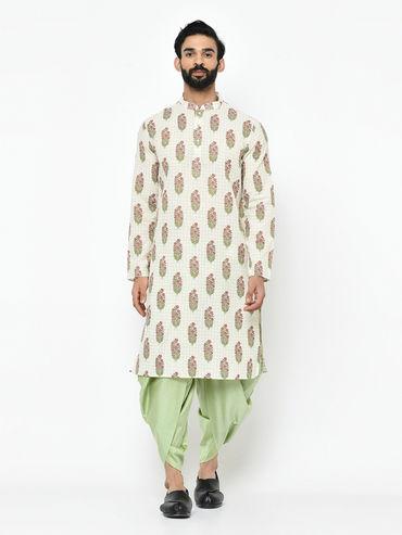 multi-color floral kurta