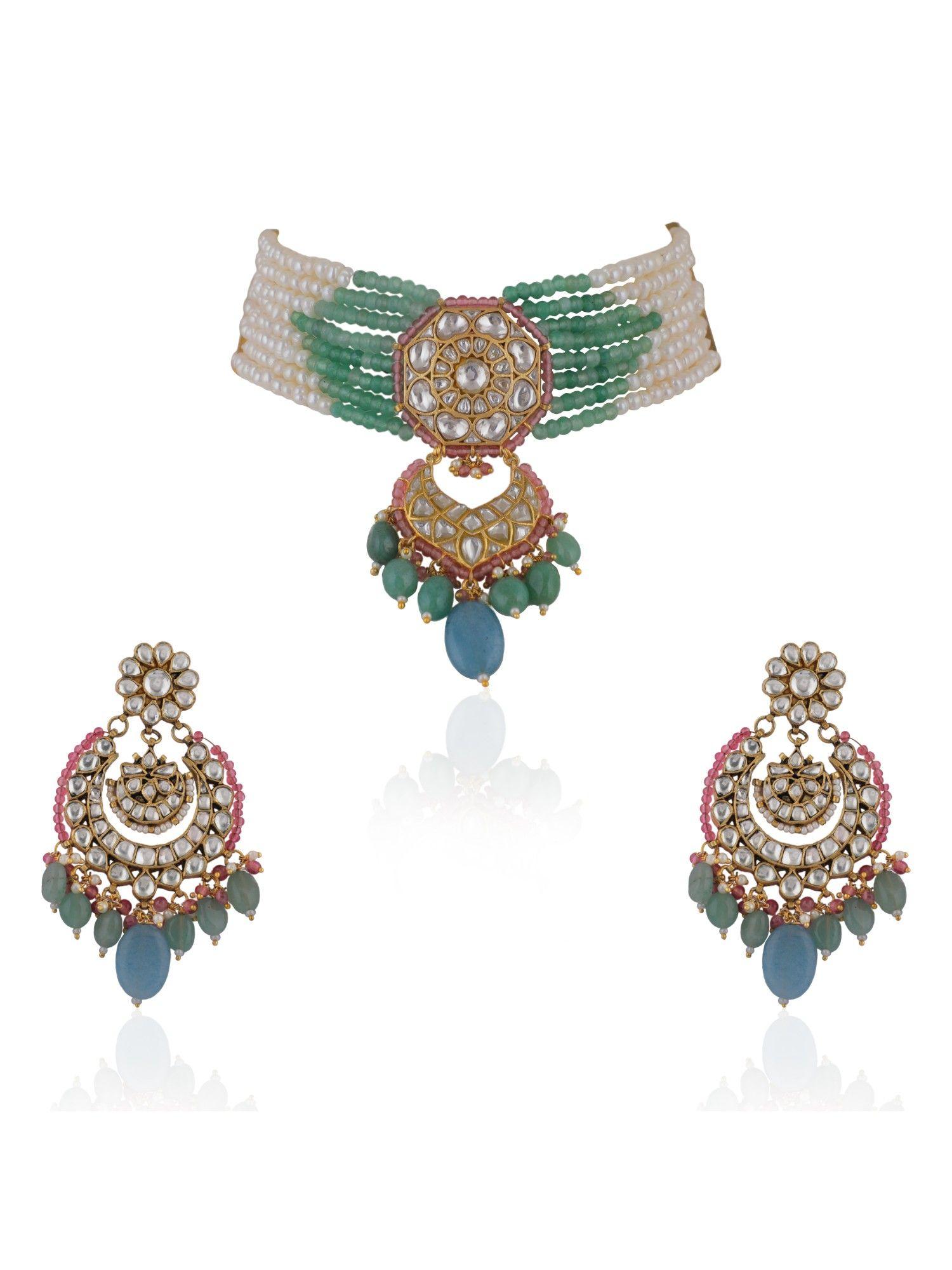 multi-color necklace set