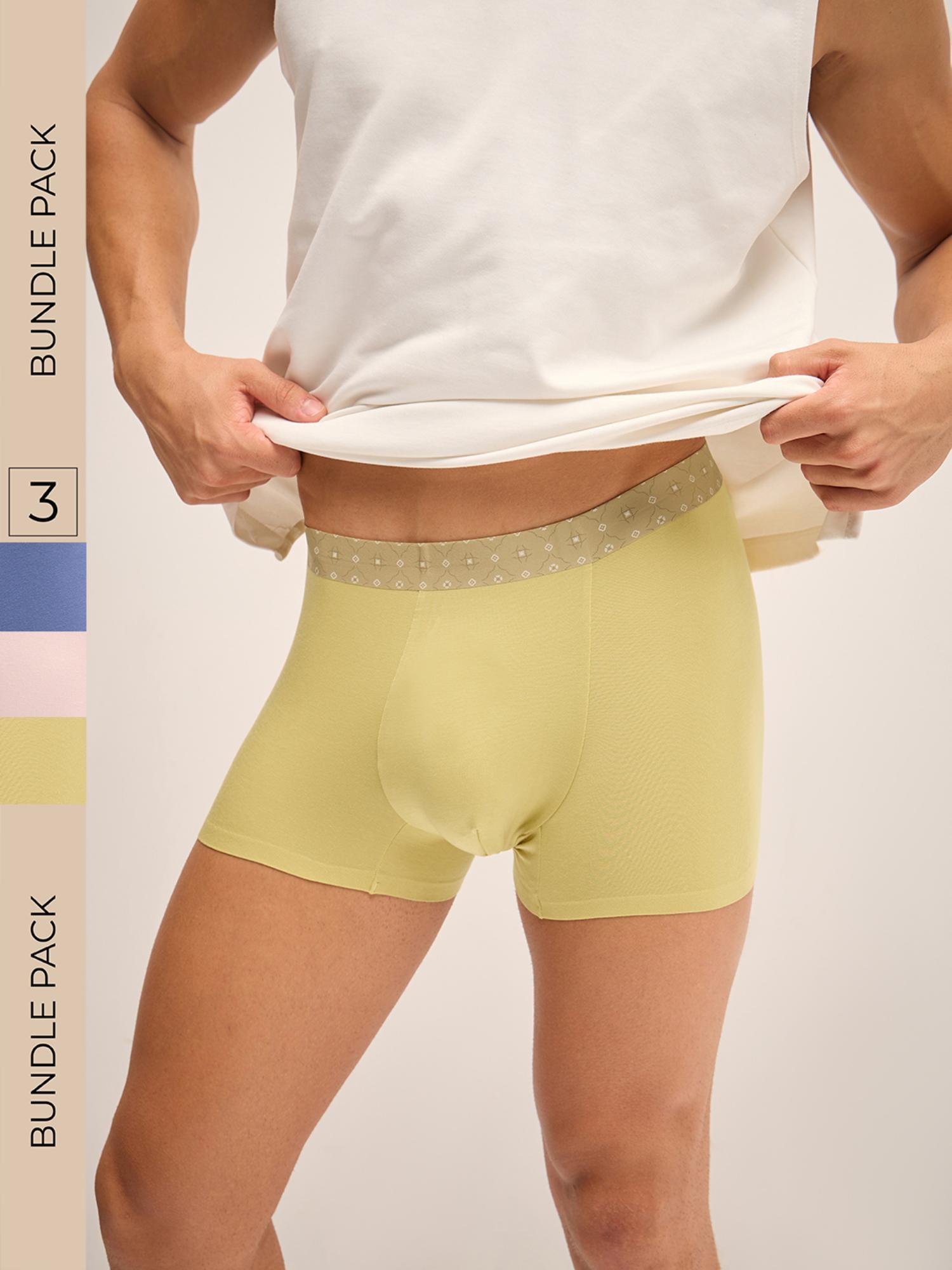 multi-color solid modal trunks (pack of 3)