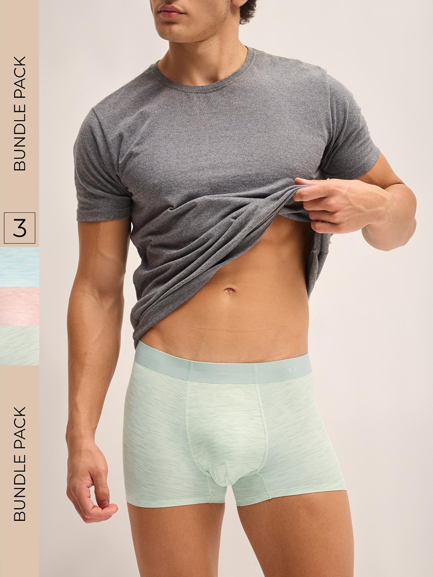 multi-color solid modal trunks (pack of 3)