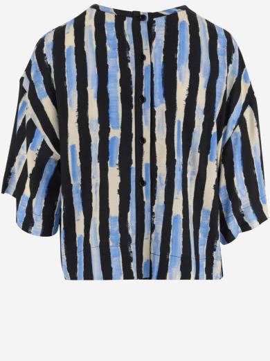 multi color striped pattern shirt