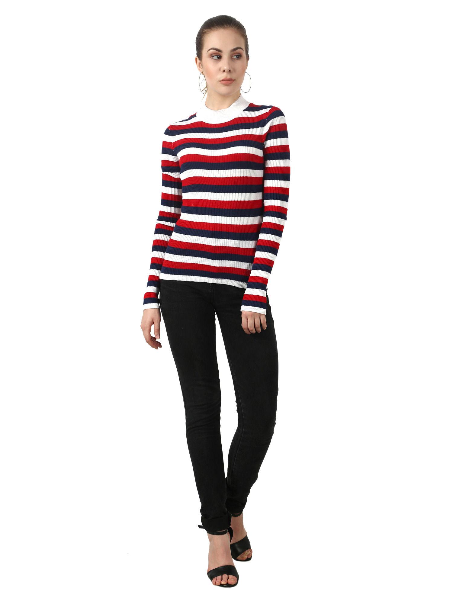 multi-color stripes sweater