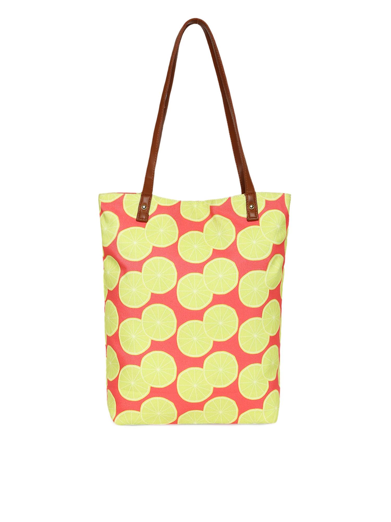 multi-color stylish printed tote bag