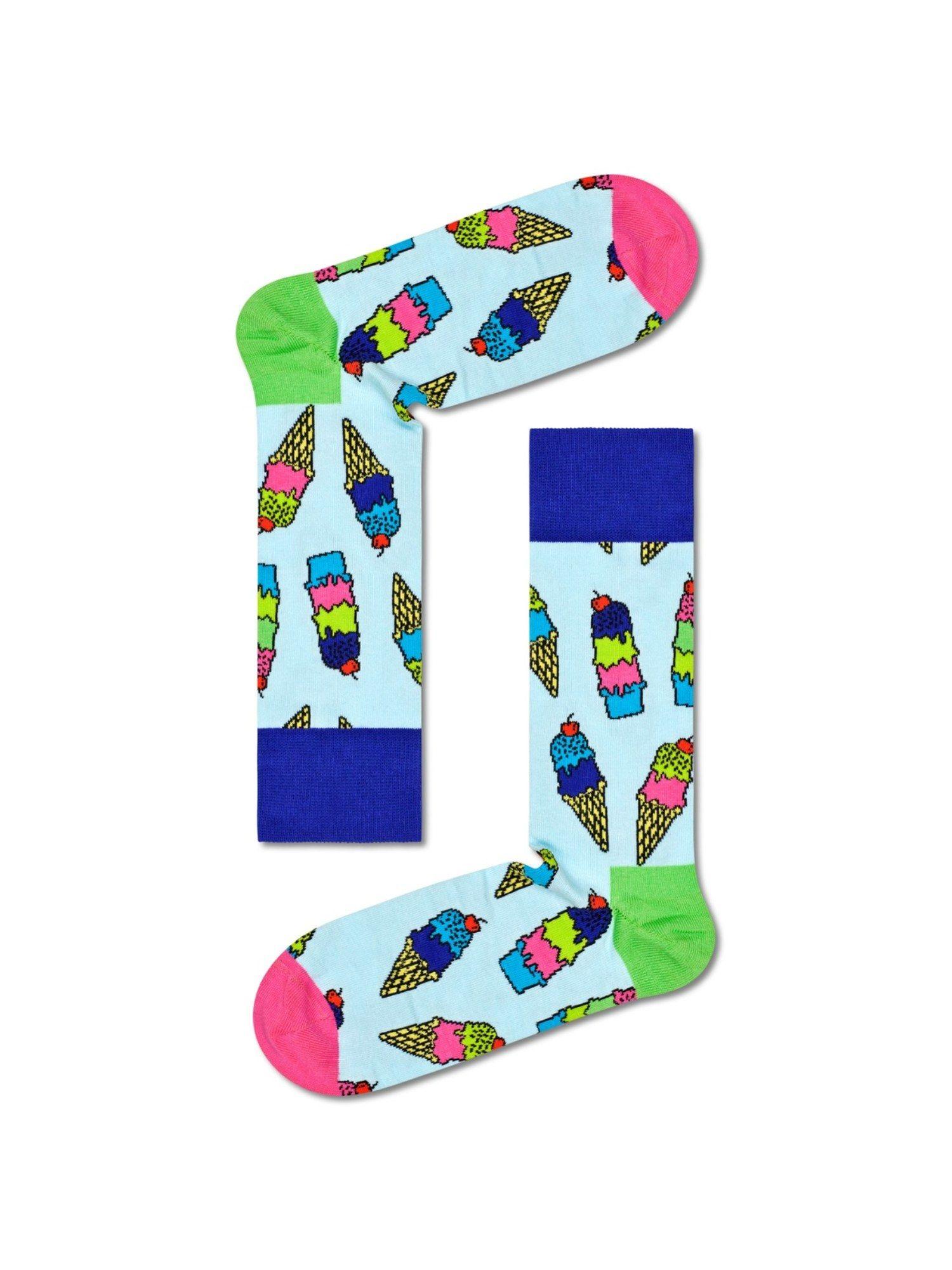multi-color sunny day woven unisex socks (pack of 2)