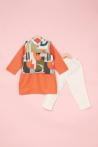 multi-colored-cotton-muslin-abstract-printed-nehru-jacket-set-for-boys