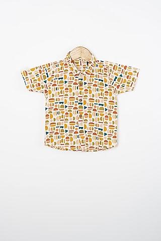 multi-colored graphic printed shirt for boys