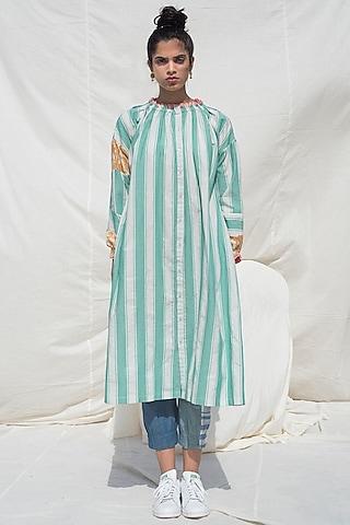 multi colored uncycled cotton tunic