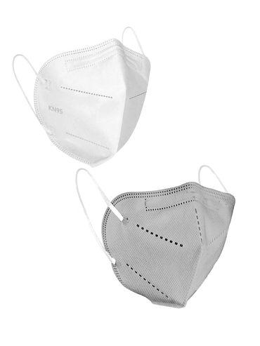 multi-colour anti-pollution reusable 5-layer mask (pack of 2)