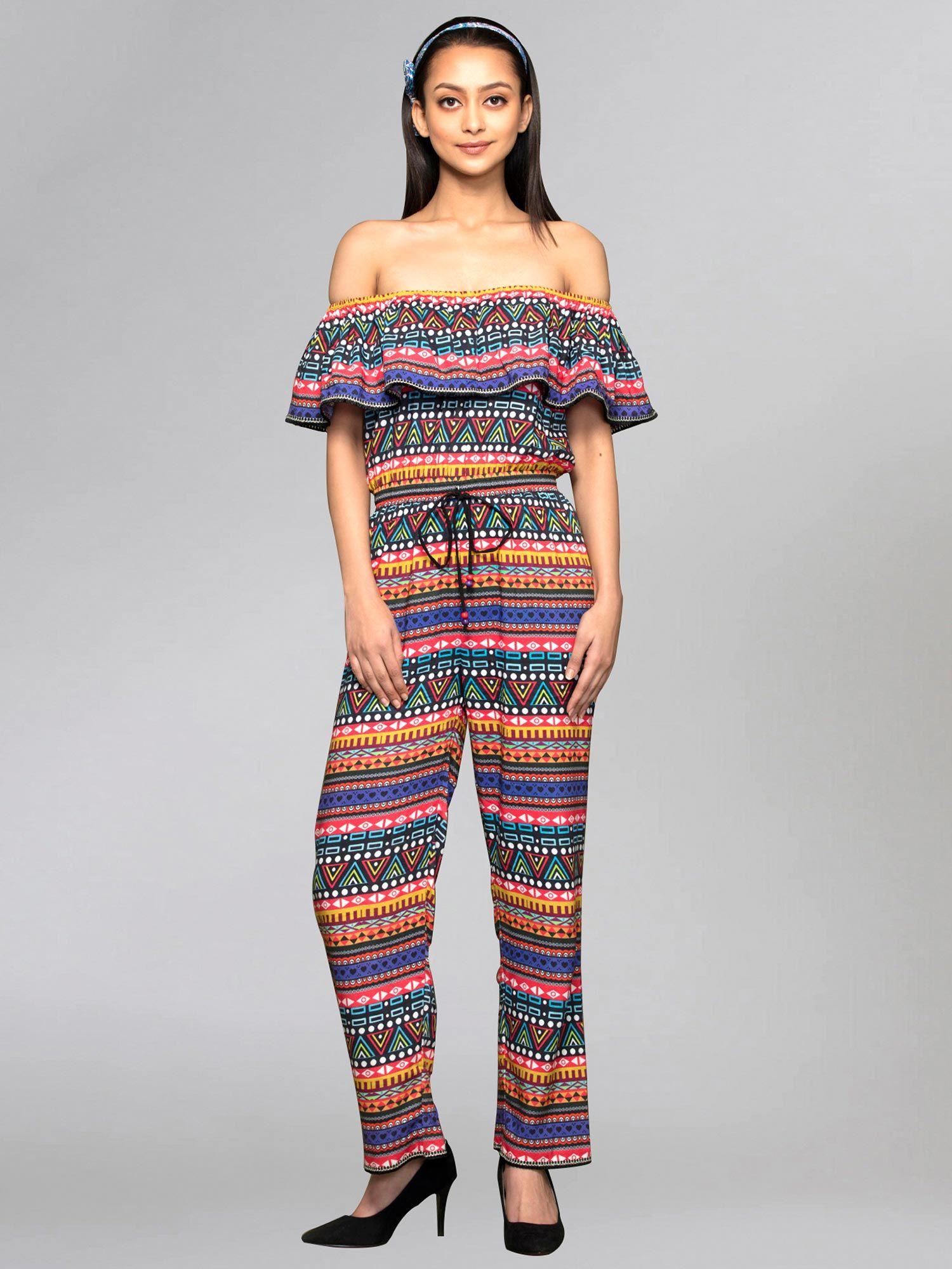 multi colour jumpsuit