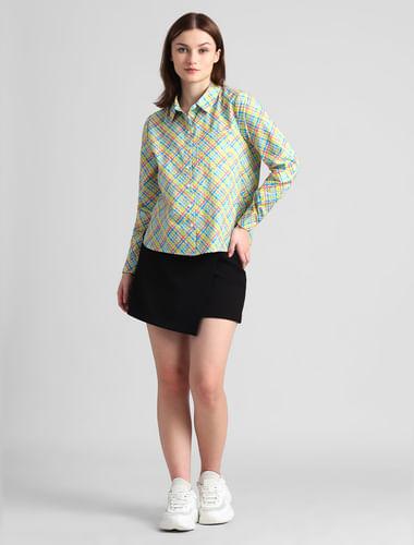 multi-colour printed cotton shirt