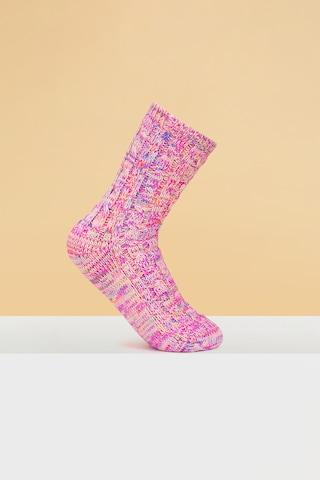 multi-coloured  acrylic socks