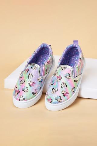 multi-coloured minnie casual girls character shoes