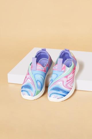 multi-coloured multicolor upper casual girls sport shoes