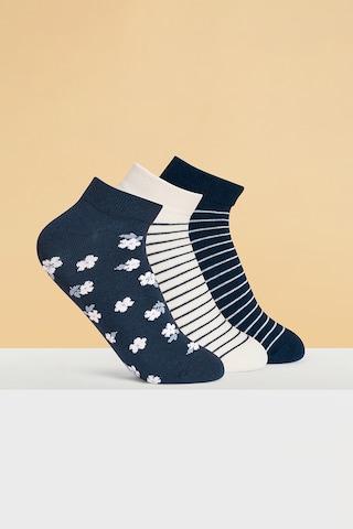 multi-coloured print cotton, nylon, polyester, elastane socks