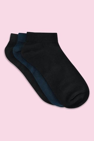multi-coloured solid cotton nylon spandex socks