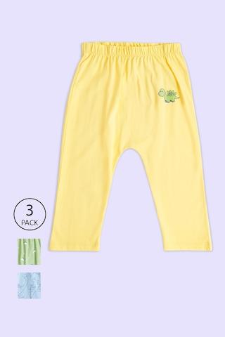 multi-coloured assorted full length casual baby regular fit track pants