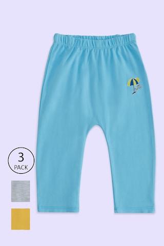 multi-coloured assorted full length casual baby regular fit track pants