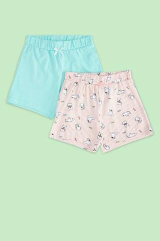 multi-coloured assorted knee length casual baby regular fit shorts