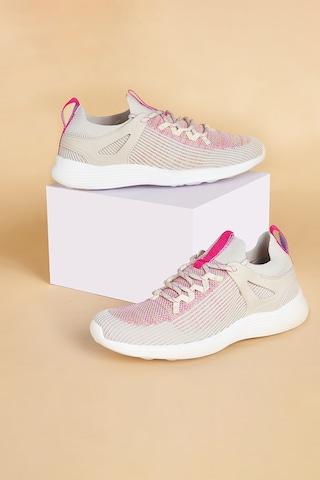 multi-coloured flyknit casual women sport shoes