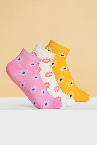 multi-coloured multi design cotton, polyester,nylon, elastane socks
