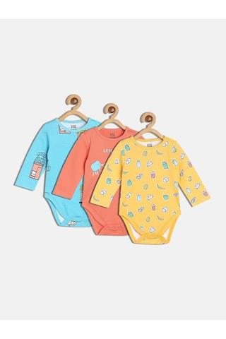 multi-coloured print casual boys regular fit sleepsuit