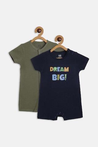 multi-coloured print casual boys regular fit sleepsuit