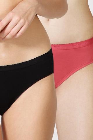 multi-coloured solid women regular fit brief