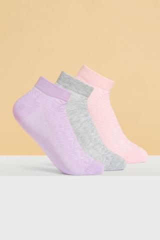 multi-coloured textured cotton, nylon, polyester, elastane socks