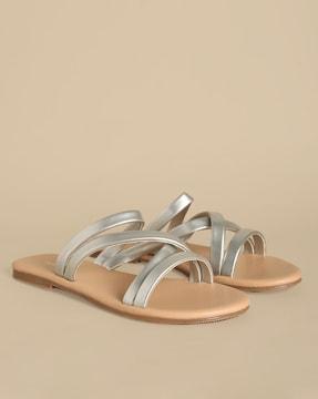 multi-strap flat sandals