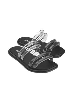 multi-strap open-toe flat sandals