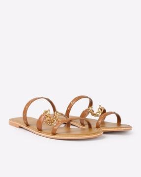 multi-strap slip on sandals