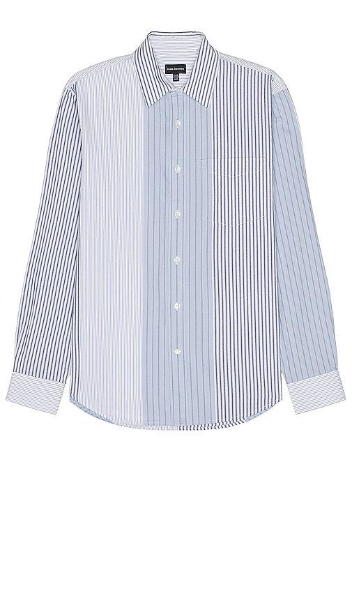 multi stripe long sleeve shirt
