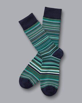 multi-stripe socks