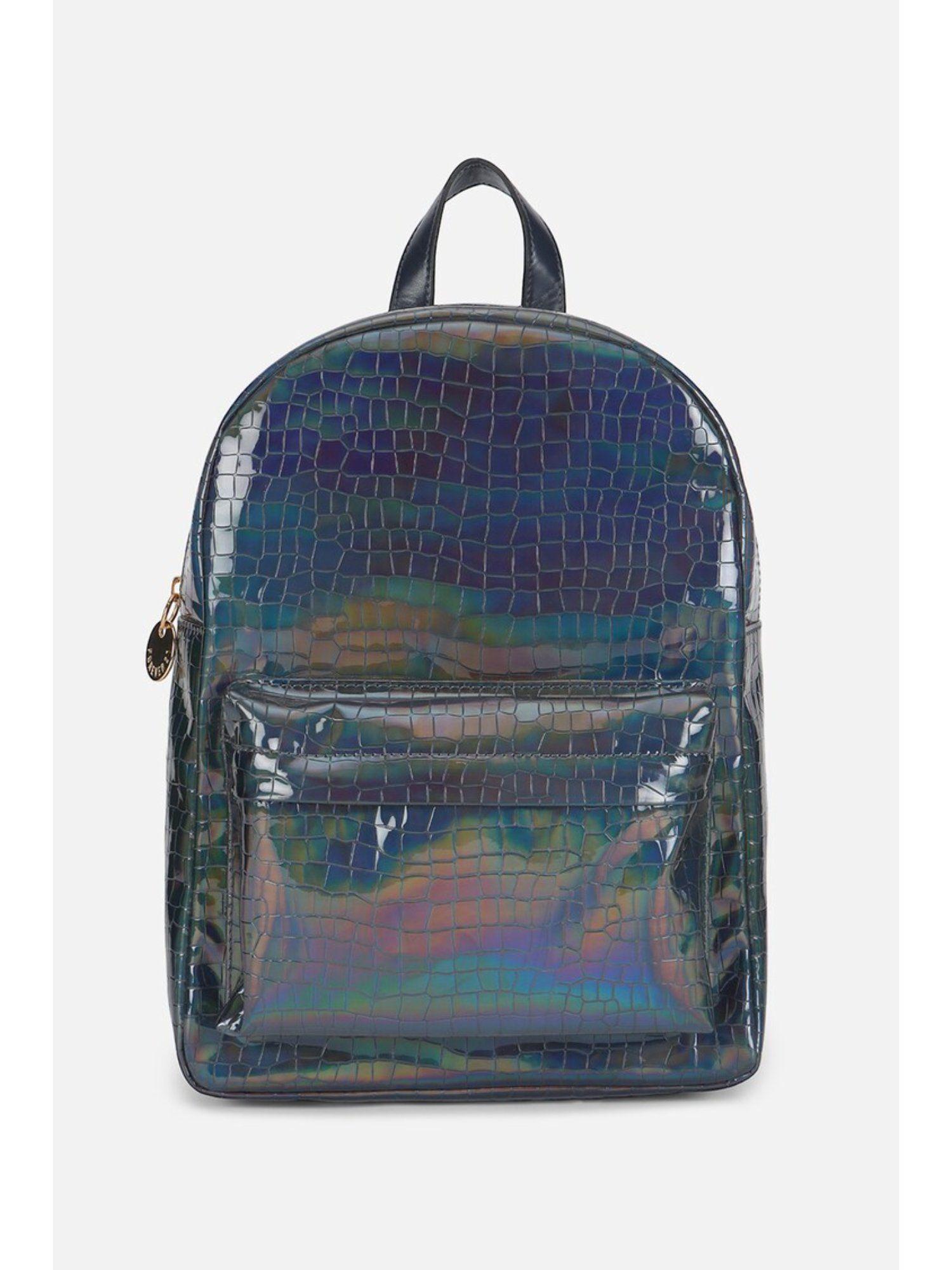 multi textured backpack