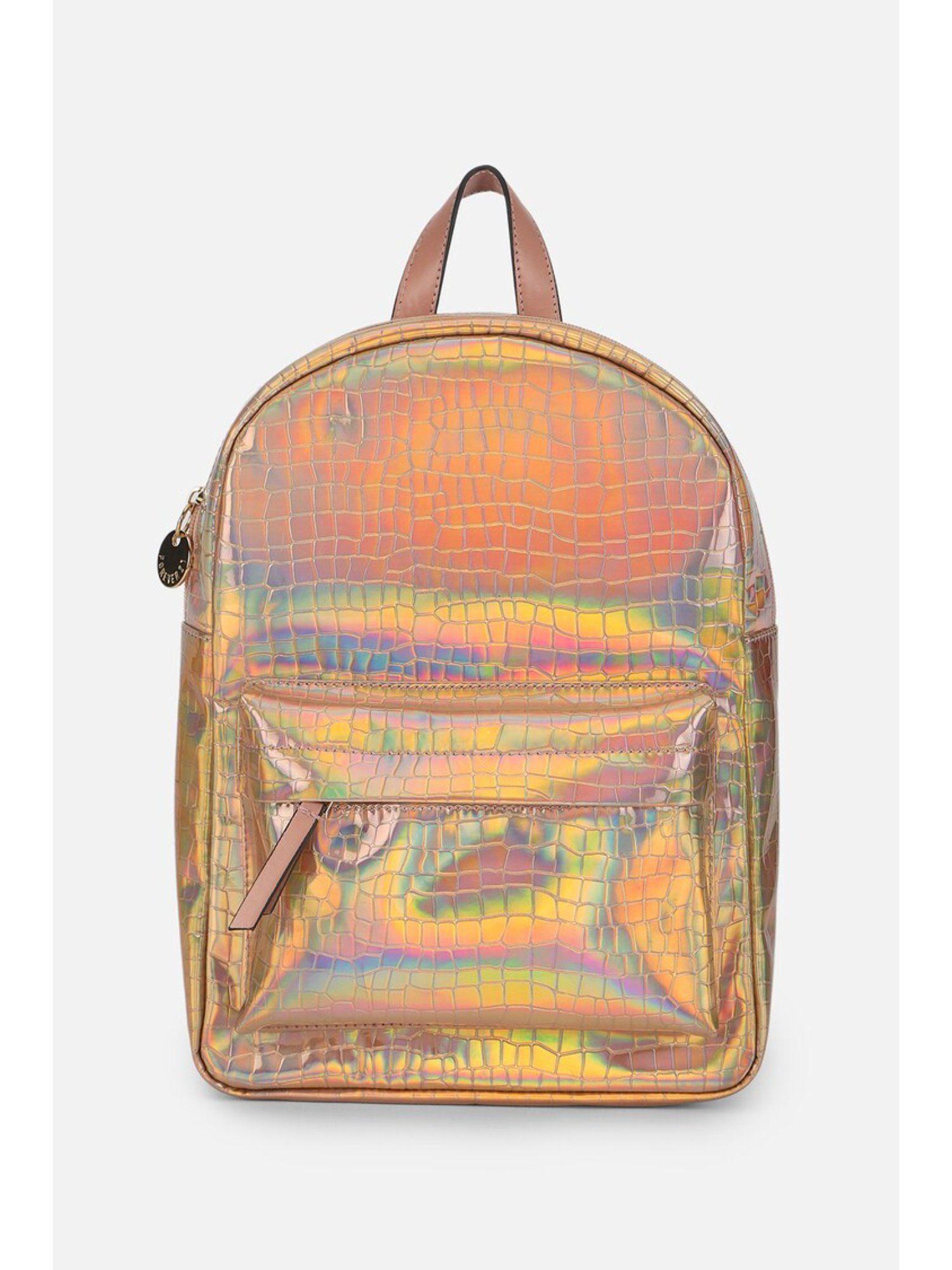 multi textured backpack