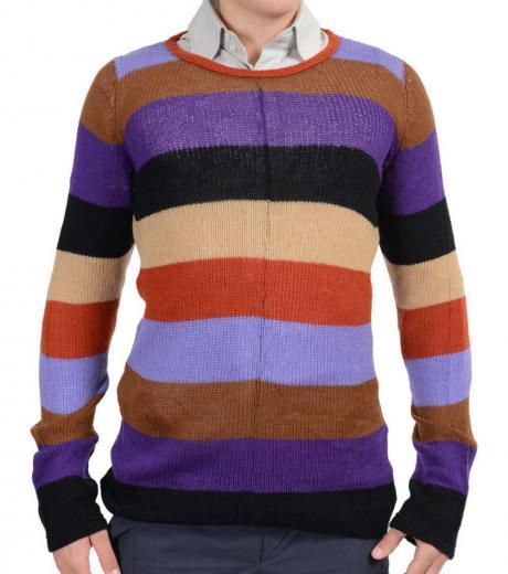 multicolor cashmere sweater