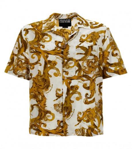 multicolor barocco print shirt