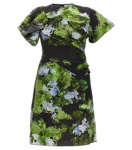 multicolor floral printed dress