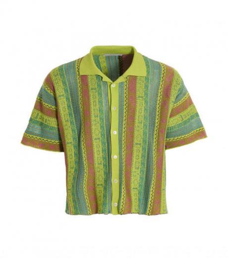 multicolor jacquard shirt
