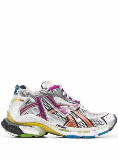 multicolor multi color runner sneakers