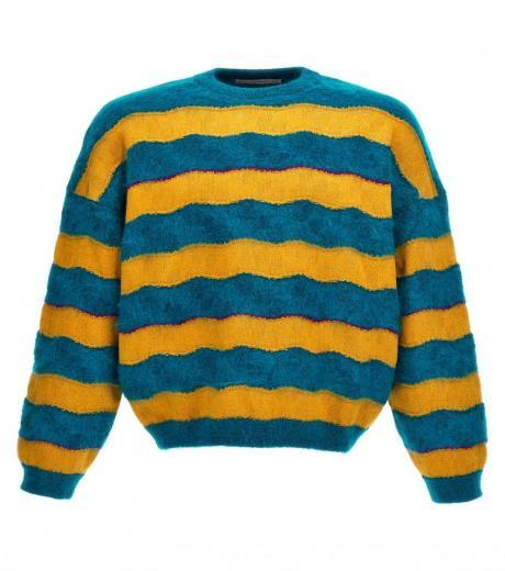 multicolor patterned sweater